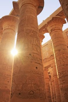 Great Hypostyle Hall, Karnak temple complex, Luxor, Egypt
