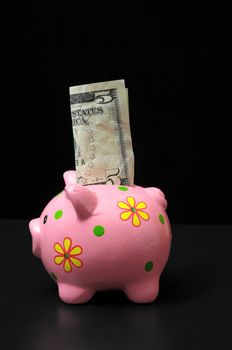 Save Money with One Pink Pig Piggy Bank