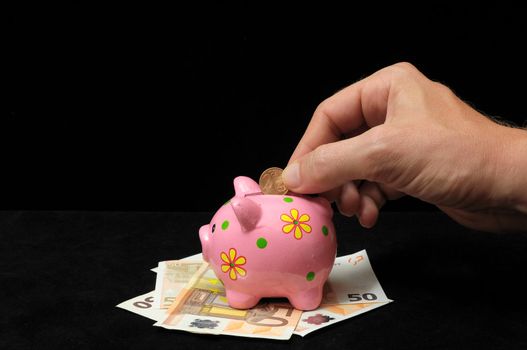 Save Money with One Pink Pig Piggy Bank