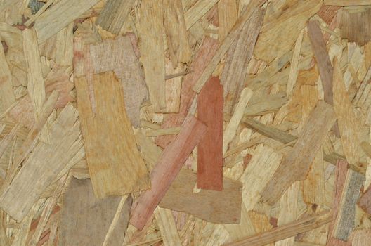 Oriented strand board panel as background texture