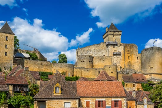 castle of castelnaud la chapelle dordogne perigord France