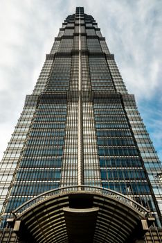 Jin Mao Tower  skyscrapers building pudong shanghai china