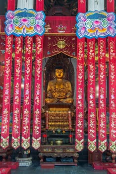 statue in the The Jade Buddha Temple shanghai china