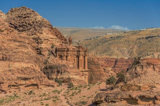 The Monastery  Al Deir in nabatean petra jordan middle east
