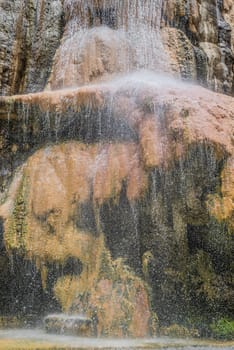 ma'in hot springs waterfall  in jordan