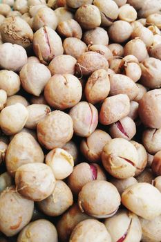 Boiled Bambara Groundnut, a kind of Thai sweetmeat, is a popular form of street food in Thailand