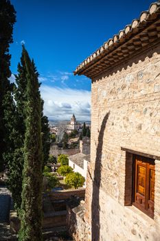 Typical Arab palace in Granada, Andalusia, Spain