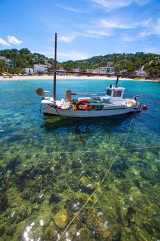 Ibiza Cala Vedella Vadella in Sant Josep at Balearic Islands of spain