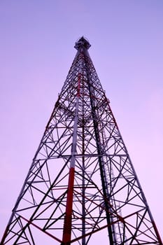 Telephone poles For signaling in thailand