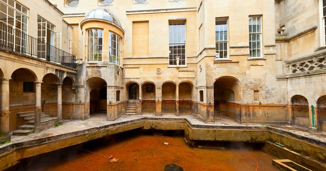 Sacred Spring of Roman Baths in England