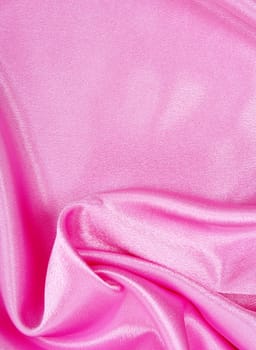 Smooth elegant pink silk can use as background 