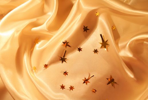 New year holiday golden satin can use as background 