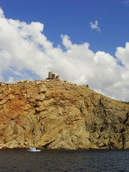 Genoese fortress Cembalo, Balaklava, Crimea, Ukraine