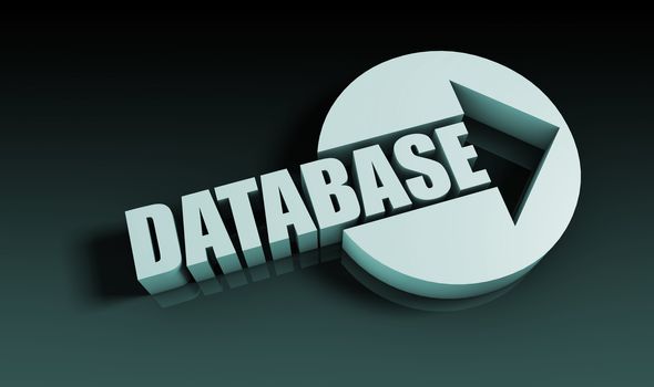 Database Concept With an Arrow Going Upwards 3D