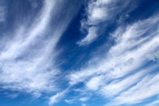 Blue Sky with small clouds background