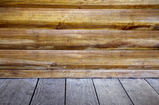 Wood wall