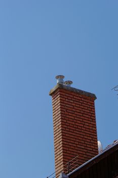 chimney on the roof