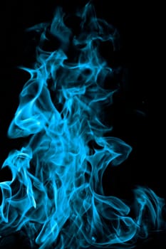 blue flames of fire as  abstract backgorund