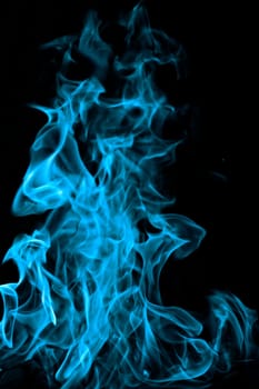 blue flames of fire as  abstract backgorund