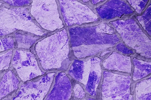 Background of a large stone wall texture (purple)