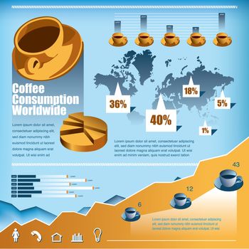 Coffee infographics Set