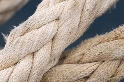 A Naval Rope on a Pier, in Canary Islands, Spain