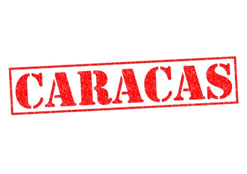 CARACAS Rubber Stamp over a white background.