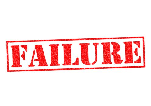 FAILURE Rubber Stamp over a white background.