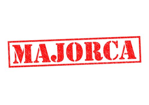 MAJORCA Rubber Stamp over a white background.