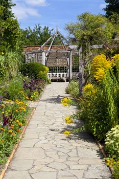 The beautiful Walled Garden in Brockwell Park, Brixton.