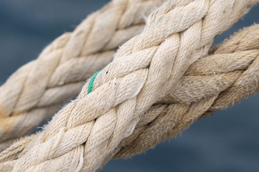 A Naval Rope on a Pier, in Canary Islands, Spain