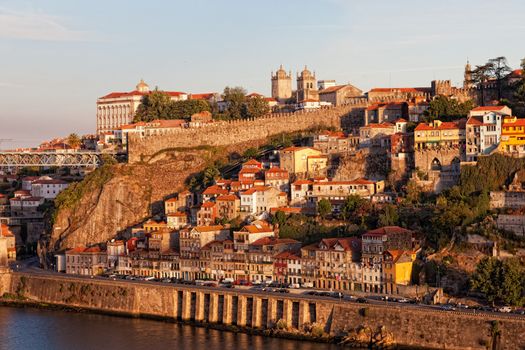 Ribeyr's region in Porto, Portugal, early in the morning