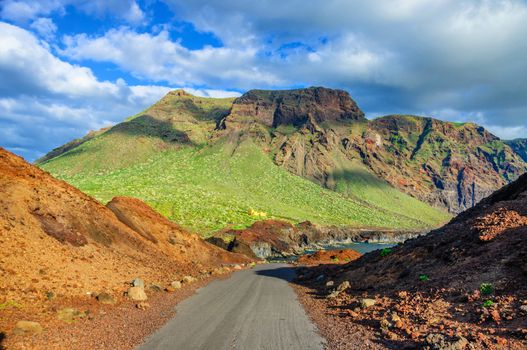 Mountains near Punto Teno Lighthouse in north-west coast of Tenerife, Canarian Islands