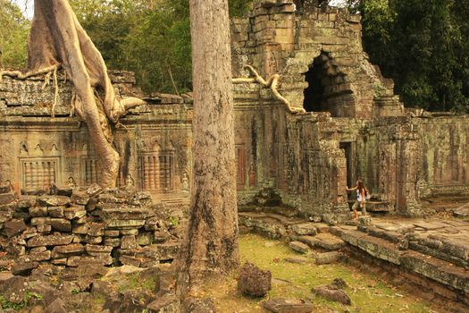 Preah Khan temple, Angkor area, Siem Reap, Cambodia