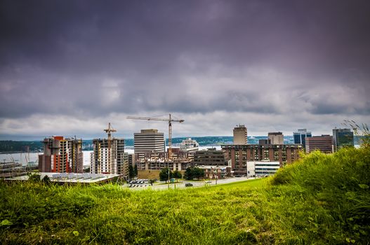 Panoramic view of the city of Halifax Nova Scotia Canada