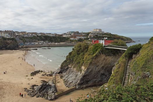 Newquay Beach in Cornwall South West UK