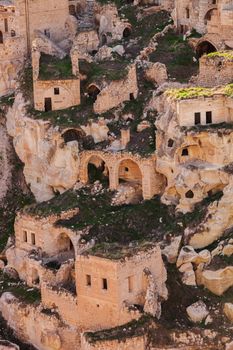 Stone Dwellings in Cappadocia Turkey