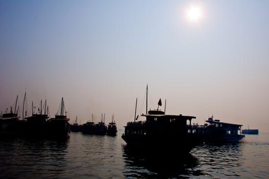 Halong Bay beautiful of seascape in Vietnam country