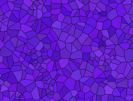Violet abstract stained glass mosaic background