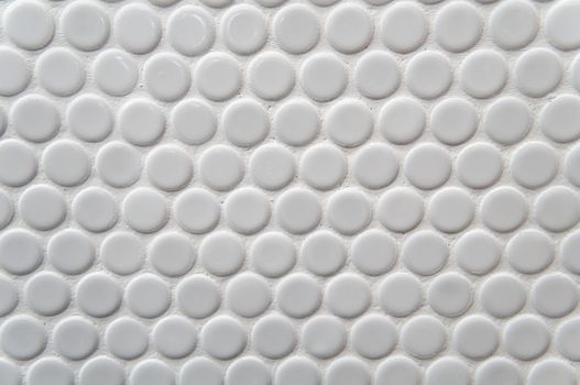 White circle tile pattern with for background