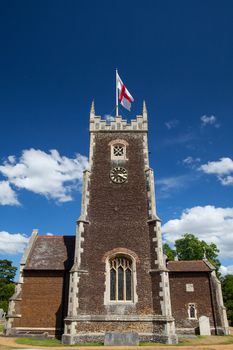 St.Mary Magdalene church on the Royal Sandringham estate in Norfolk in Great Britain
