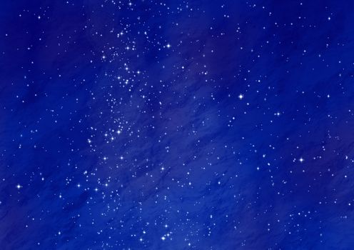 Small part of an infinite star field of space in the Universe. "Elements of this image furnished by NASA".