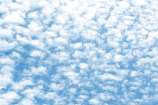 Cloud texture on a blue sky background
