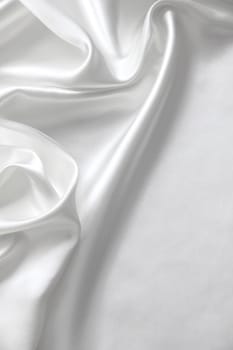 Smooth elegant white silk can use as wedding background 
