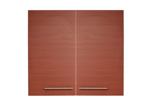 A laminate door isolated against a white background