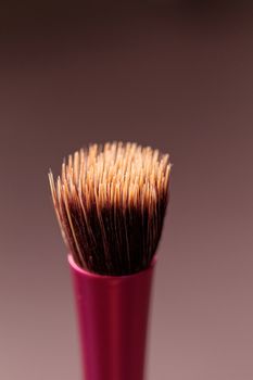 yellow black makeup brushes closeup pictures