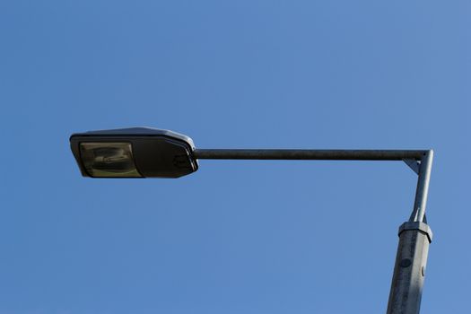 Street lamp under the blue sky