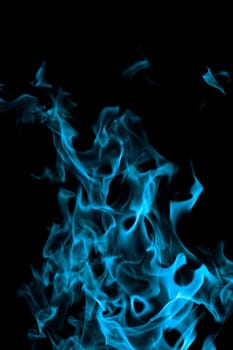 blue flames of fire as  abstract backgorund