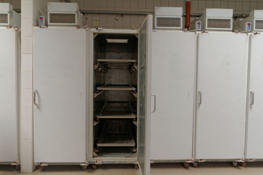 Refrigerator in morgue