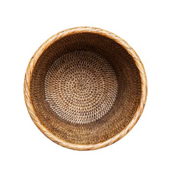 Basket, weave pattern top view